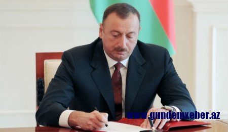 İlham Əliyev sərəncam imzaladı