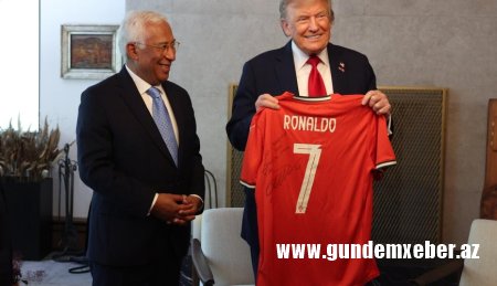 Ronaldodan Trampa hədiyyə - FOTO