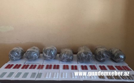 İrandan Azərbaycana 6 kiloqram narkotikin keçirilməsinin qarşısı alınıb