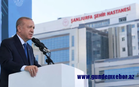 Ərdoğan Şanlıurfadakı Azərbaycan bulvarında yeni yol qovşağının açılışını etdi
