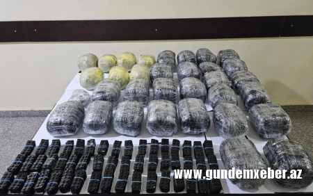 İrandan Azərbaycana 35 kiloqram narkotikin keçirilməsinin qarşısı alındı